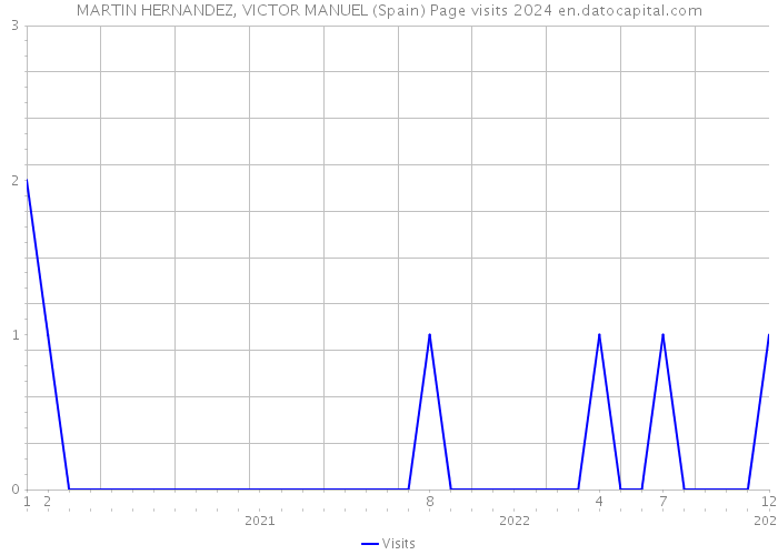 MARTIN HERNANDEZ, VICTOR MANUEL (Spain) Page visits 2024 