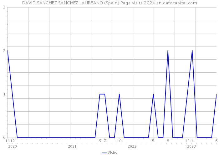 DAVID SANCHEZ SANCHEZ LAUREANO (Spain) Page visits 2024 