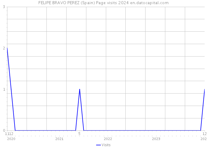 FELIPE BRAVO PEREZ (Spain) Page visits 2024 