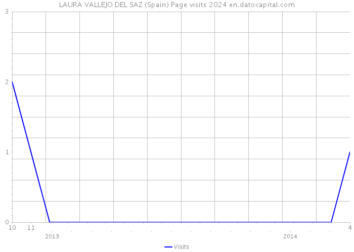LAURA VALLEJO DEL SAZ (Spain) Page visits 2024 