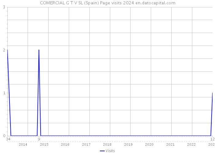 COMERCIAL G T V SL (Spain) Page visits 2024 
