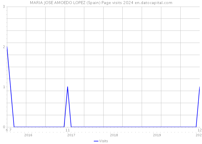 MARIA JOSE AMOEDO LOPEZ (Spain) Page visits 2024 