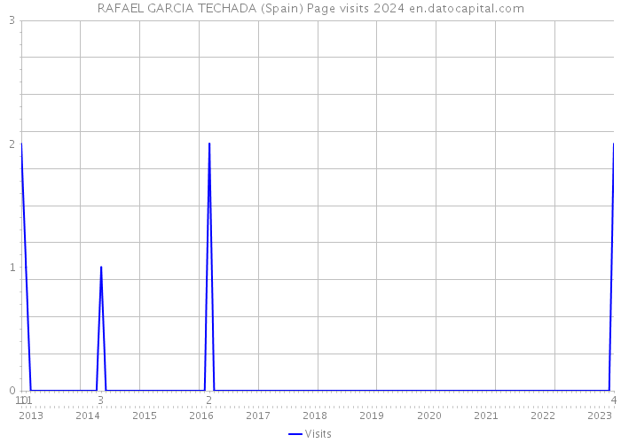 RAFAEL GARCIA TECHADA (Spain) Page visits 2024 