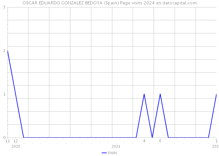 OSCAR EDUARDO GONZALEZ BEDOYA (Spain) Page visits 2024 