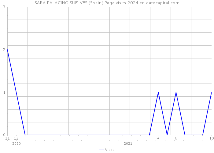 SARA PALACINO SUELVES (Spain) Page visits 2024 