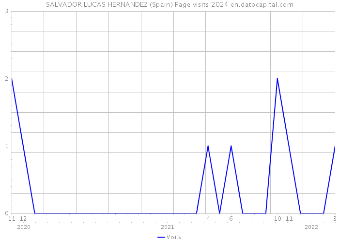 SALVADOR LUCAS HERNANDEZ (Spain) Page visits 2024 