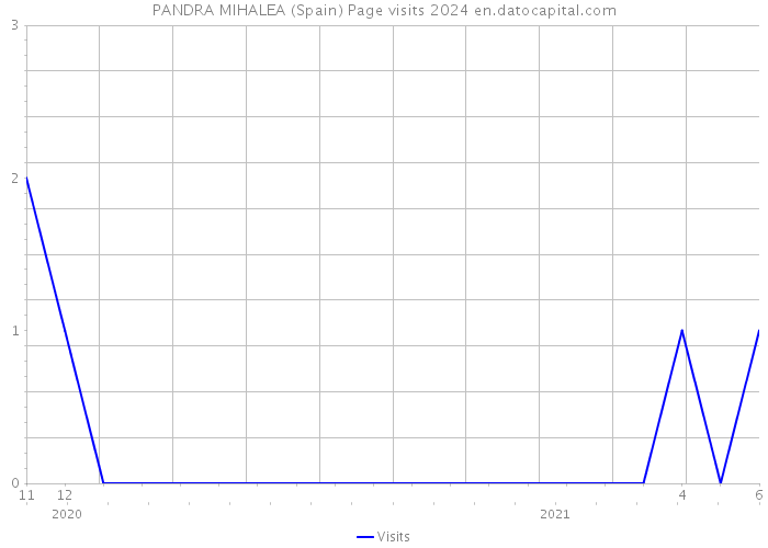 PANDRA MIHALEA (Spain) Page visits 2024 