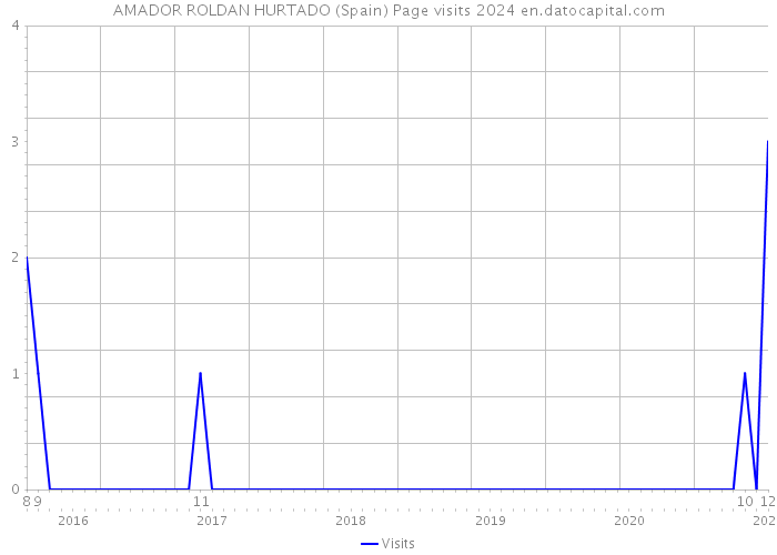 AMADOR ROLDAN HURTADO (Spain) Page visits 2024 