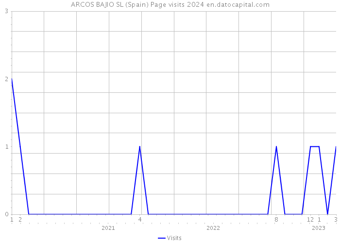 ARCOS BAJIO SL (Spain) Page visits 2024 