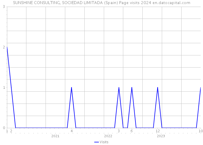 SUNSHINE CONSULTING, SOCIEDAD LIMITADA (Spain) Page visits 2024 