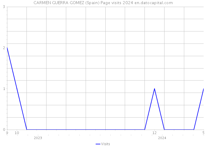 CARMEN GUERRA GOMEZ (Spain) Page visits 2024 