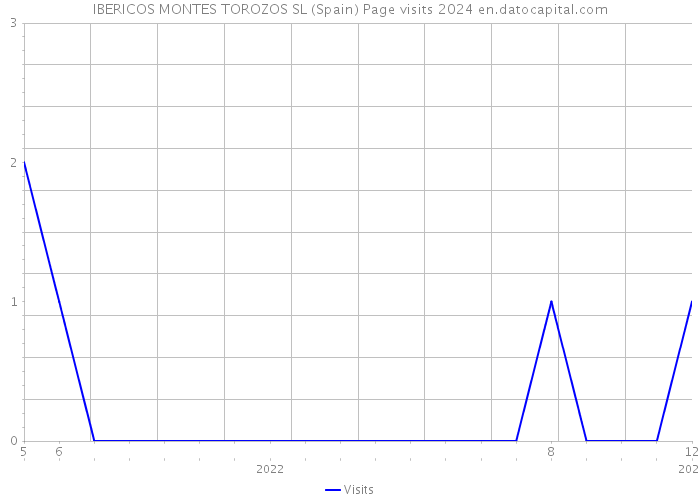 IBERICOS MONTES TOROZOS SL (Spain) Page visits 2024 