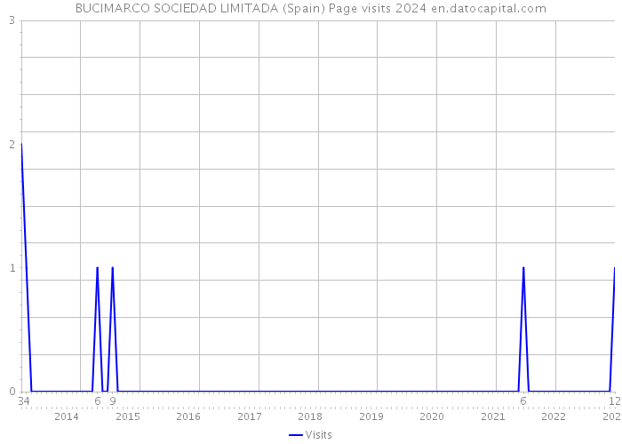 BUCIMARCO SOCIEDAD LIMITADA (Spain) Page visits 2024 