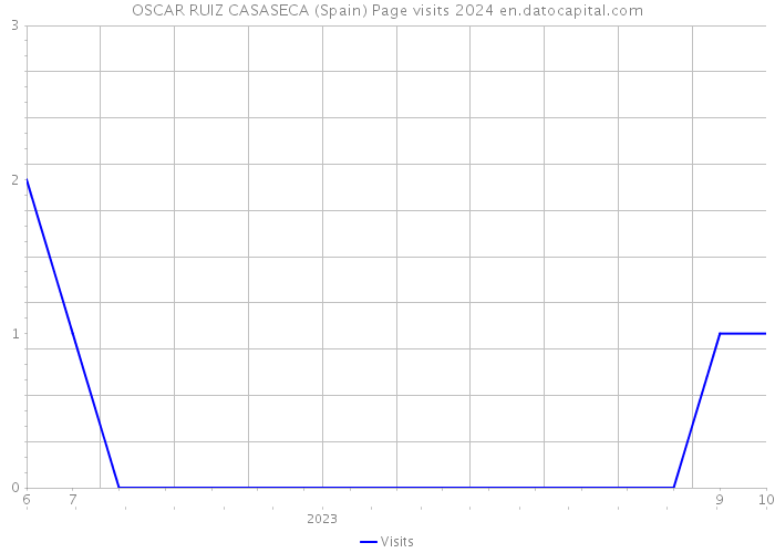 OSCAR RUIZ CASASECA (Spain) Page visits 2024 
