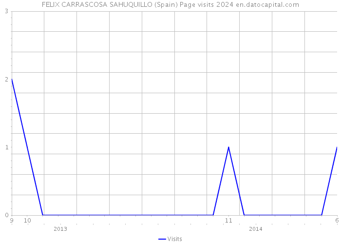 FELIX CARRASCOSA SAHUQUILLO (Spain) Page visits 2024 