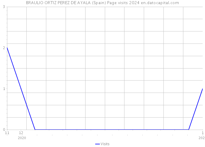 BRAULIO ORTIZ PEREZ DE AYALA (Spain) Page visits 2024 