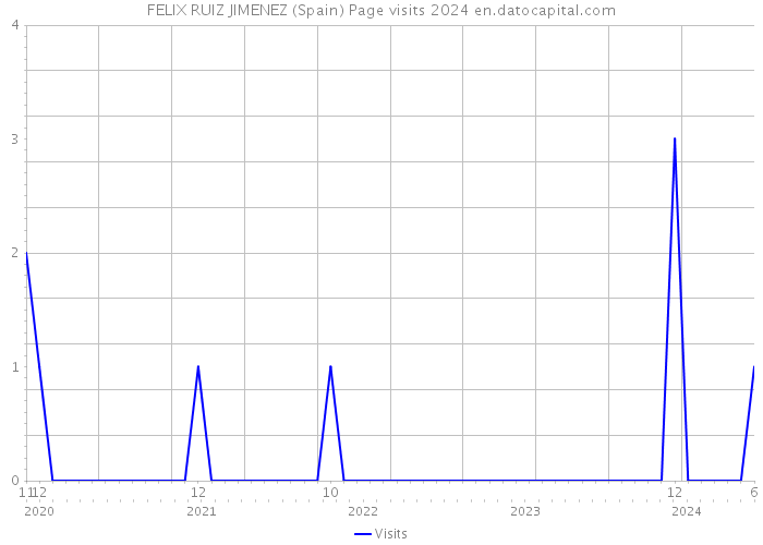 FELIX RUIZ JIMENEZ (Spain) Page visits 2024 