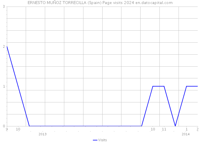 ERNESTO MUÑOZ TORRECILLA (Spain) Page visits 2024 