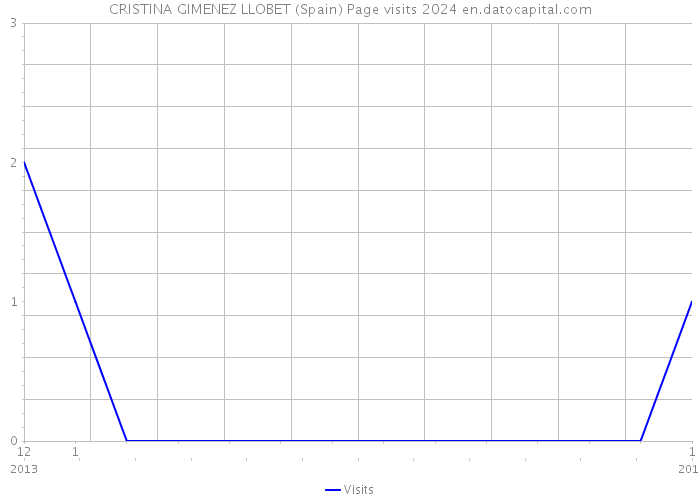 CRISTINA GIMENEZ LLOBET (Spain) Page visits 2024 