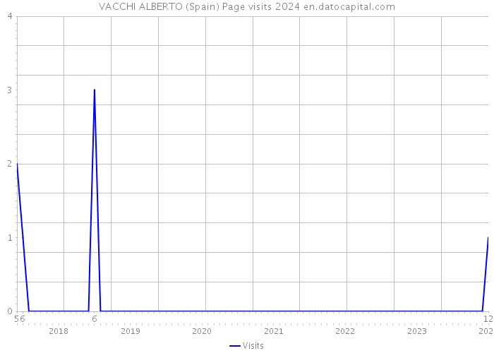 VACCHI ALBERTO (Spain) Page visits 2024 