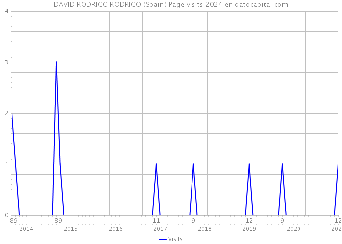 DAVID RODRIGO RODRIGO (Spain) Page visits 2024 