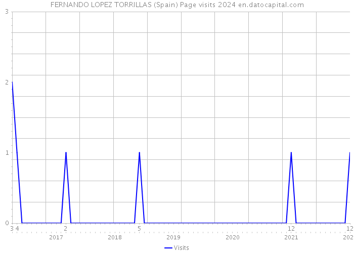 FERNANDO LOPEZ TORRILLAS (Spain) Page visits 2024 