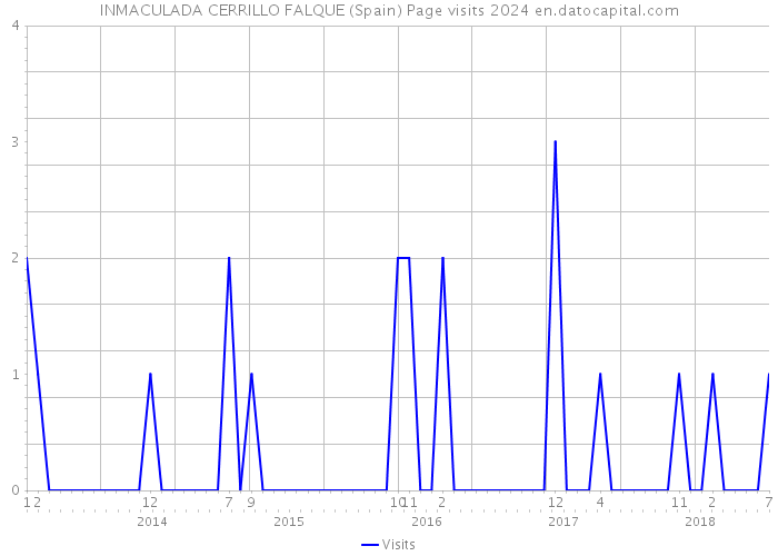 INMACULADA CERRILLO FALQUE (Spain) Page visits 2024 