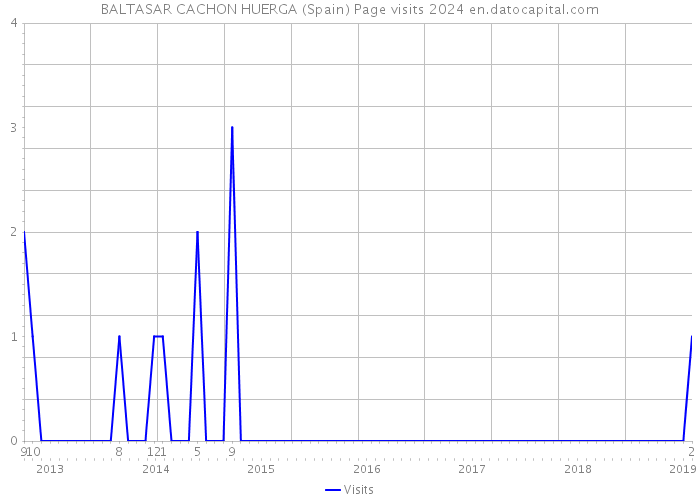 BALTASAR CACHON HUERGA (Spain) Page visits 2024 