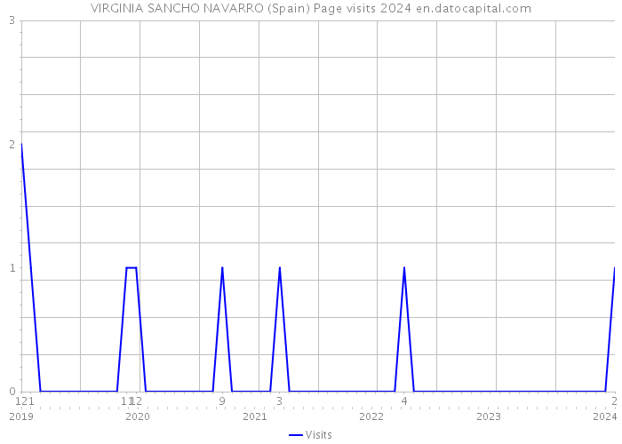 VIRGINIA SANCHO NAVARRO (Spain) Page visits 2024 