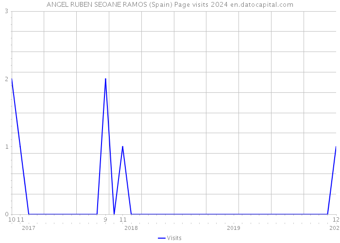 ANGEL RUBEN SEOANE RAMOS (Spain) Page visits 2024 