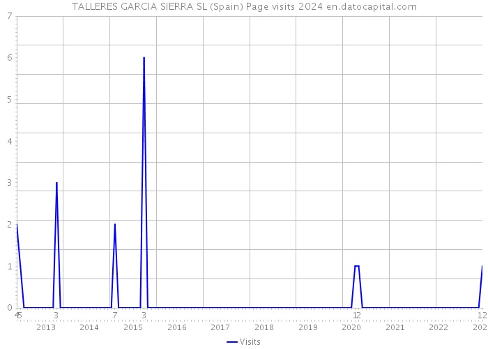 TALLERES GARCIA SIERRA SL (Spain) Page visits 2024 