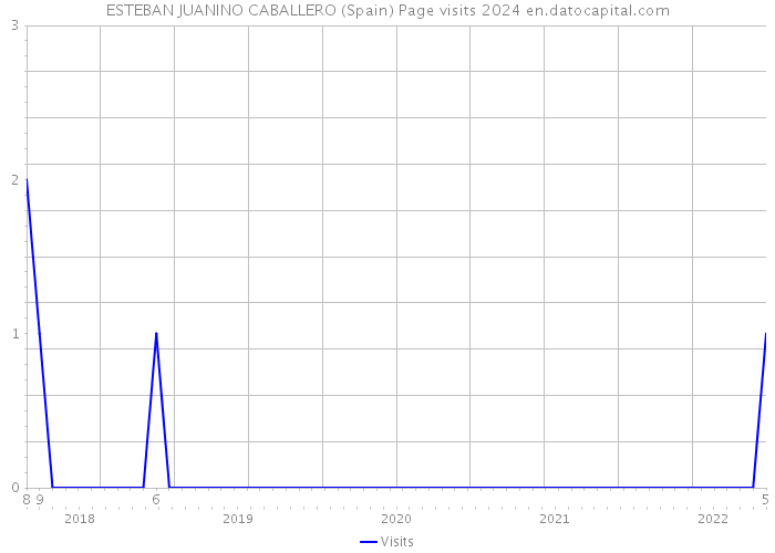 ESTEBAN JUANINO CABALLERO (Spain) Page visits 2024 