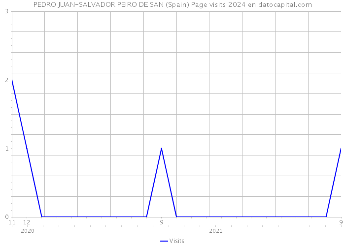 PEDRO JUAN-SALVADOR PEIRO DE SAN (Spain) Page visits 2024 