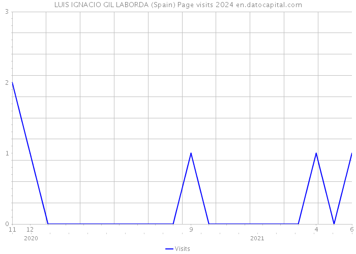 LUIS IGNACIO GIL LABORDA (Spain) Page visits 2024 