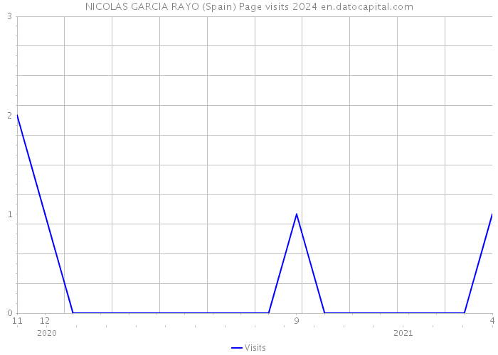 NICOLAS GARCIA RAYO (Spain) Page visits 2024 