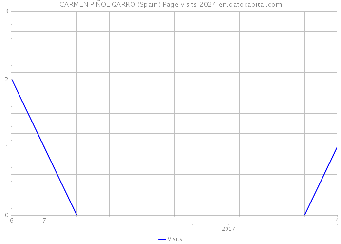 CARMEN PIÑOL GARRO (Spain) Page visits 2024 