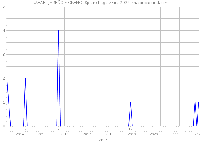 RAFAEL JAREÑO MORENO (Spain) Page visits 2024 