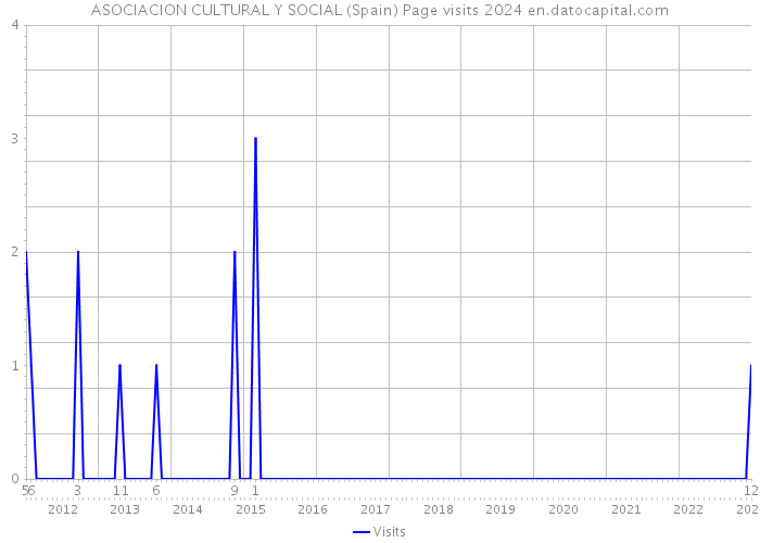 ASOCIACION CULTURAL Y SOCIAL (Spain) Page visits 2024 