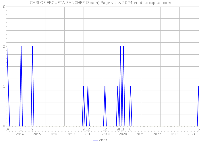 CARLOS ERGUETA SANCHEZ (Spain) Page visits 2024 