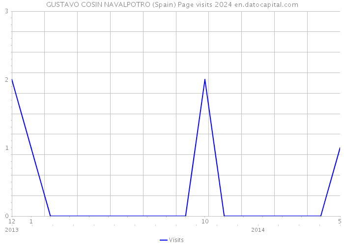 GUSTAVO COSIN NAVALPOTRO (Spain) Page visits 2024 