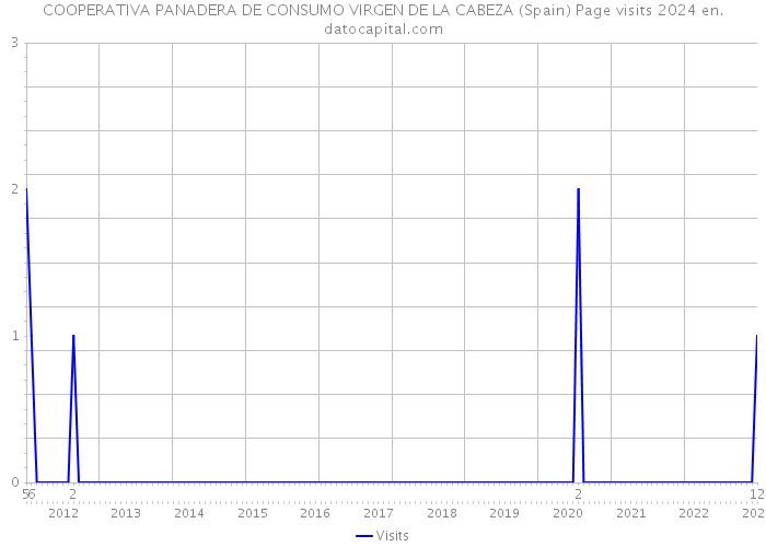 COOPERATIVA PANADERA DE CONSUMO VIRGEN DE LA CABEZA (Spain) Page visits 2024 