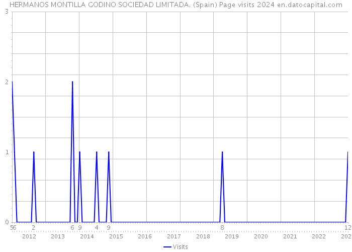 HERMANOS MONTILLA GODINO SOCIEDAD LIMITADA. (Spain) Page visits 2024 