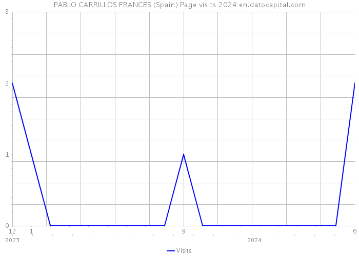 PABLO CARRILLOS FRANCES (Spain) Page visits 2024 