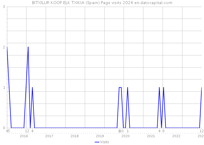 BITXILUR KOOP ELK TXIKIA (Spain) Page visits 2024 