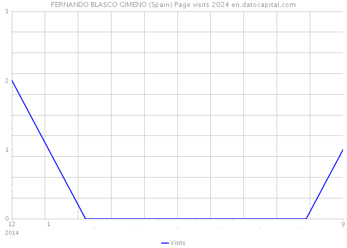FERNANDO BLASCO GIMENO (Spain) Page visits 2024 