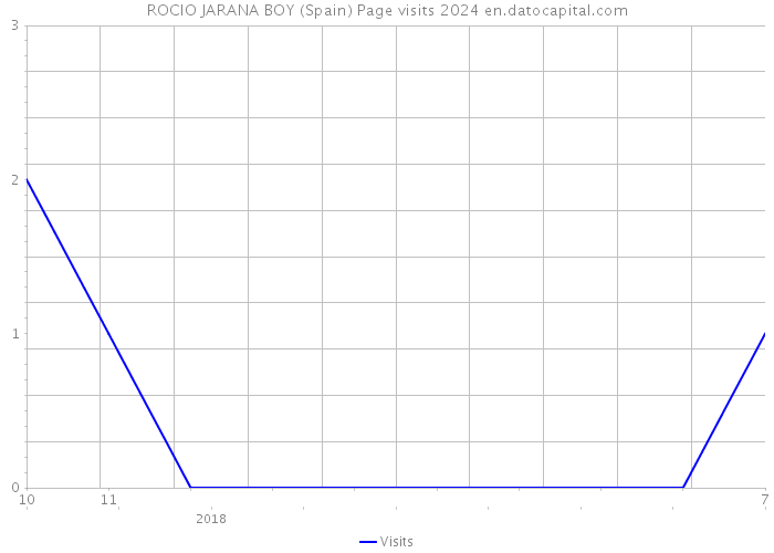 ROCIO JARANA BOY (Spain) Page visits 2024 