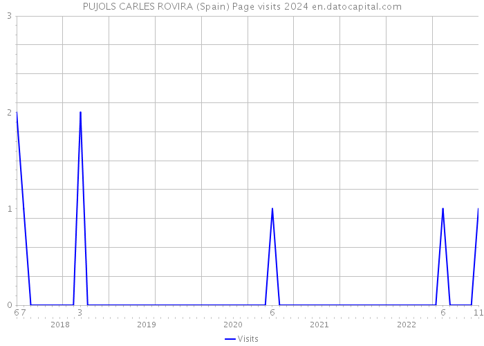 PUJOLS CARLES ROVIRA (Spain) Page visits 2024 