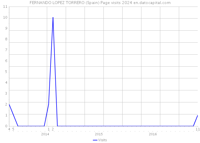 FERNANDO LOPEZ TORRERO (Spain) Page visits 2024 