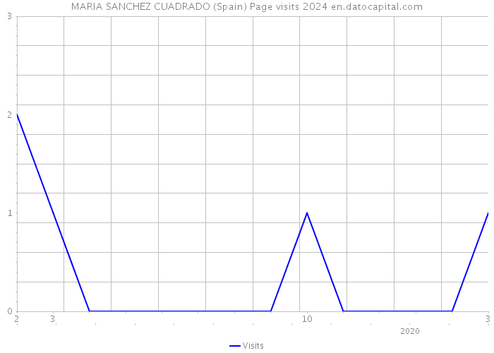 MARIA SANCHEZ CUADRADO (Spain) Page visits 2024 