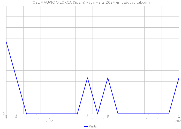 JOSE MAURICIO LORCA (Spain) Page visits 2024 
